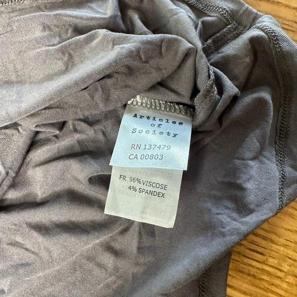 ARTICLES OF SOCIETY NWT tunic length, high neck, jersey material tank top Xs/S/L - Picture 6 of 10